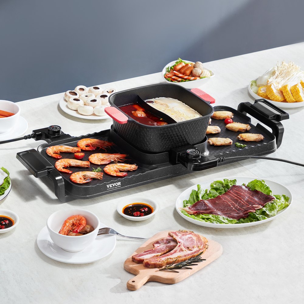 Elektriline grill-pott (2300 W, 3,25 L, eemaldatav kuumapott) – toote pilt 7