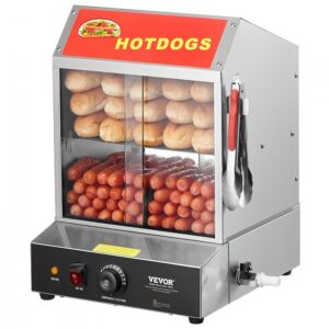 elektriline hot dogi auruti 27 L – Elektriline Hot Dogi Auruti (27 L, 30-85 °C, Roostevaba Teras)