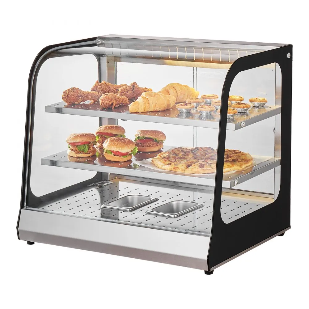 kahekorruseline toidusoendaja 850 W – Kahekorruseline toidusoendaja (850 W, 111 L, karastatud klaas)