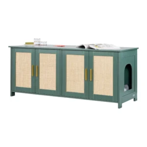 kassiliivakasti kapp 120 cm roheline – Kassiliivakasti kapp (120 cm, 4 uksega, roheline)