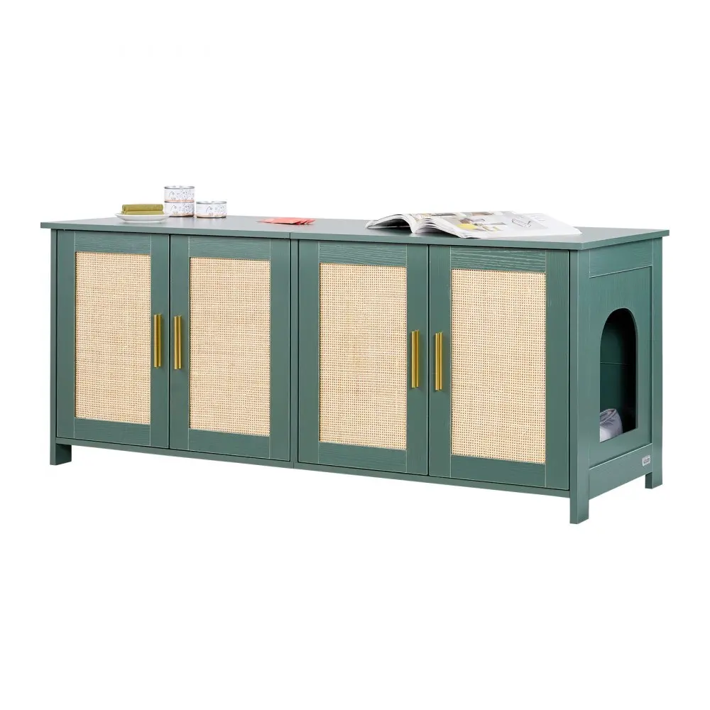 kassiliivakasti kapp 120 cm roheline – Kassiliivakasti kapp (120 cm, 4 uksega, roheline)