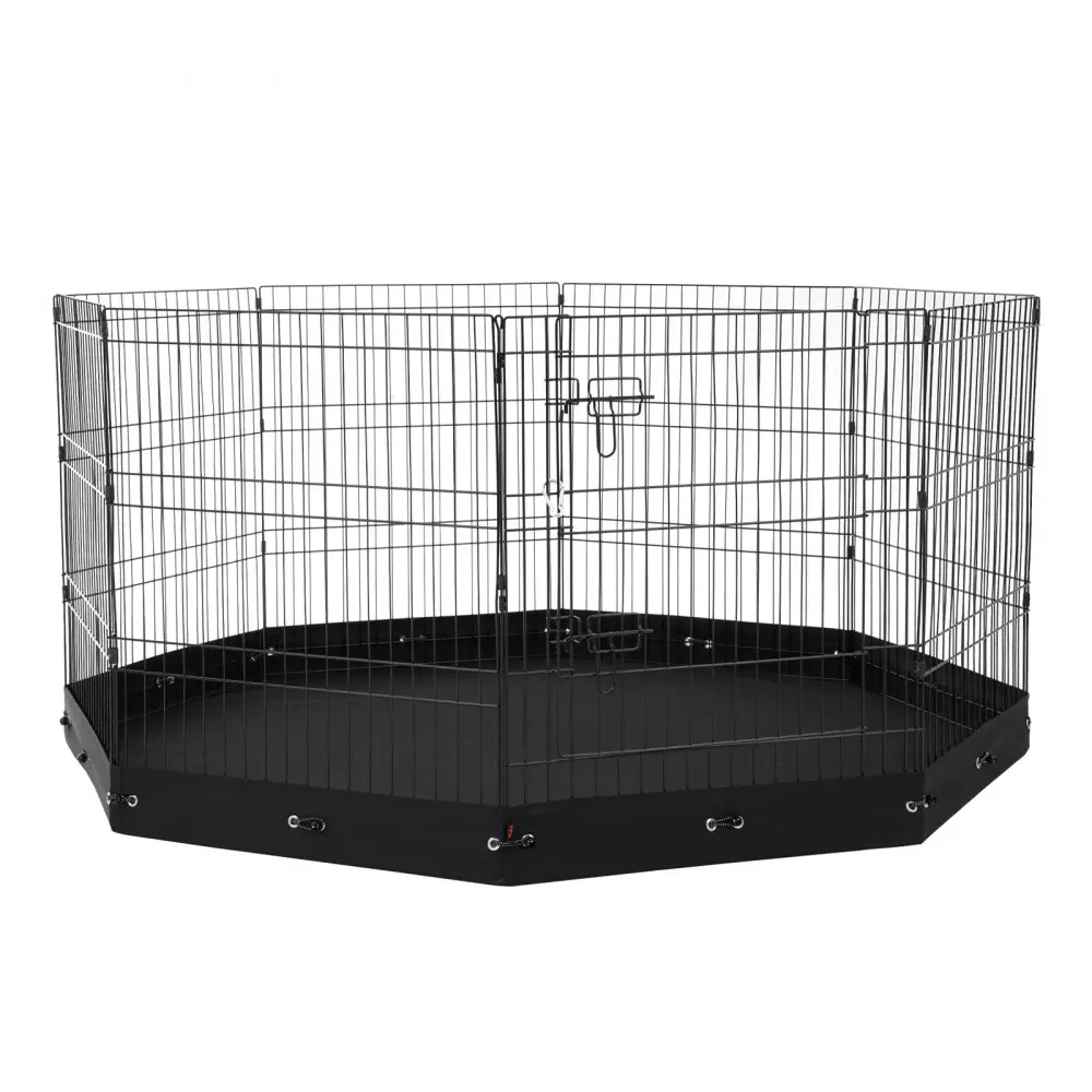 Koera mänguaed (8 paneeli, 76×61 cm, metallist) – toote pilt 8