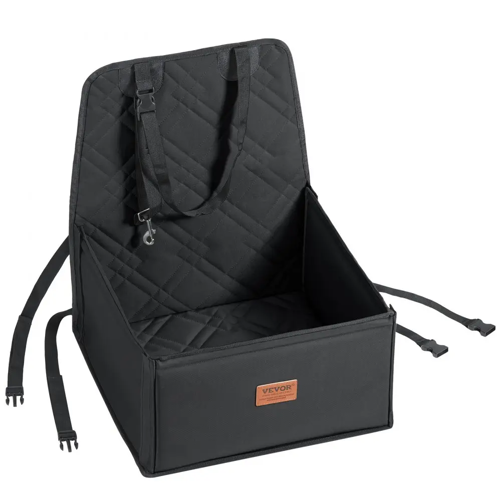 Koerte autoiste väikestele koertele (kuni 12 kg, must, puuvilltäidis) – toote pilt 8