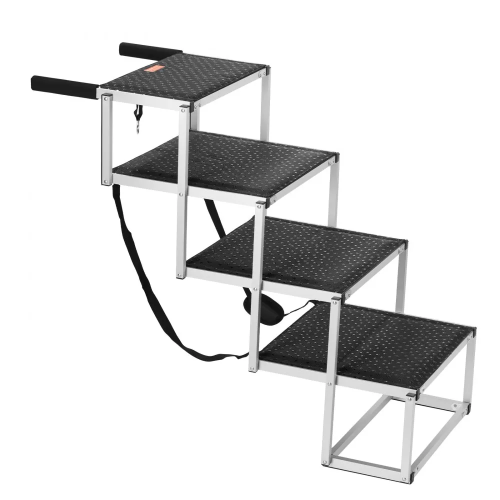 Kokkupandavad Koeratrepid Autole (4 Astet, 113,4 Kg Kandevõime, Alumiinium) – toote pilt 8