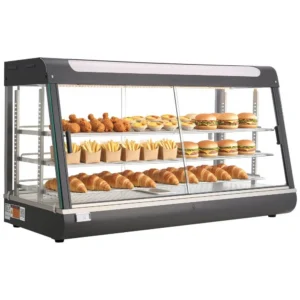 kolmekorruseline toidusoojendi 1600 W – Kolmekorruseline Kaubanduslik Toidusoojendi, 1600W, LED Valgusega, 180L