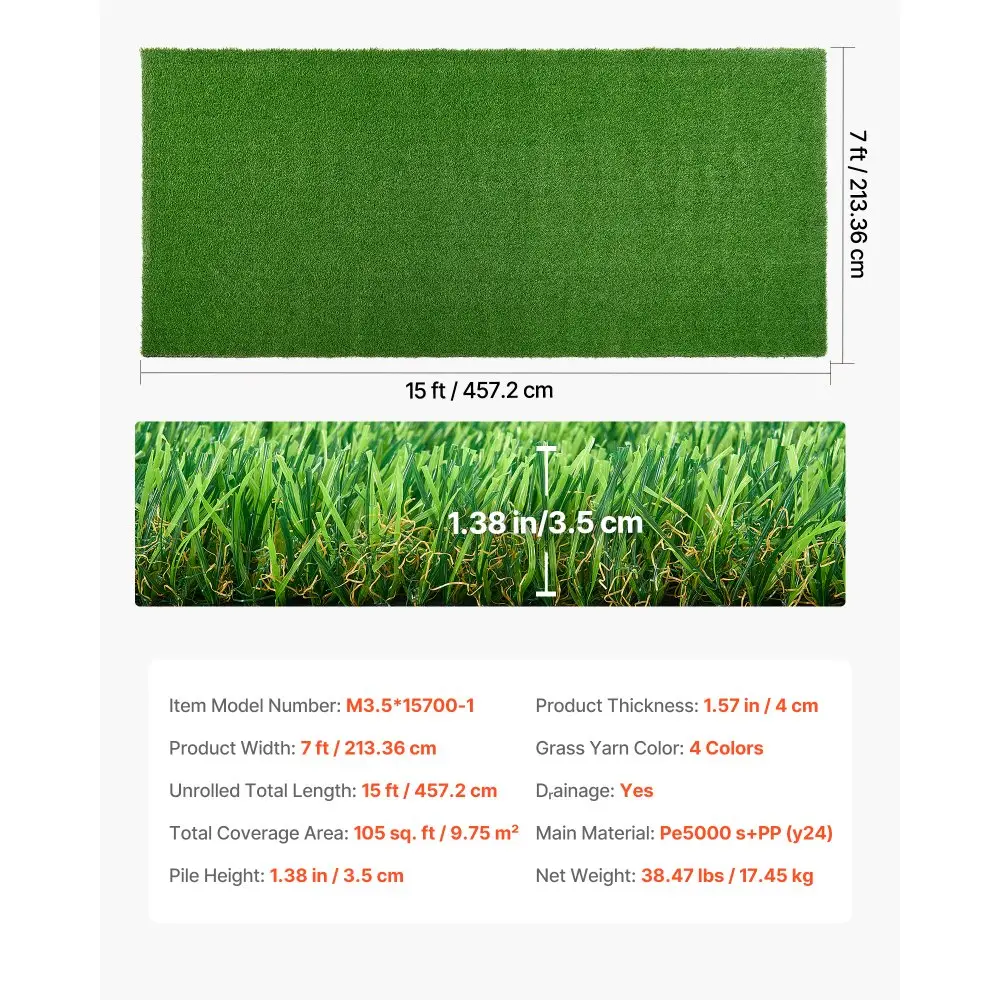Kunstmuru Vaip (457,2 x 213,36 cm, 3,5 cm Kiud) – toote pilt 6