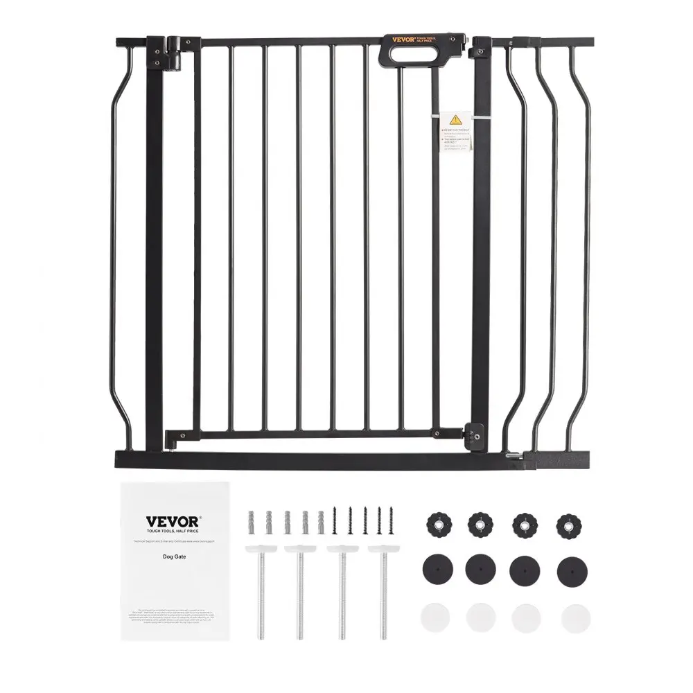Laste- Ja Lemmikloomavärav (74,9-94 Cm Lai, 76,2 Cm Kõrge, Must) – toote pilt 8