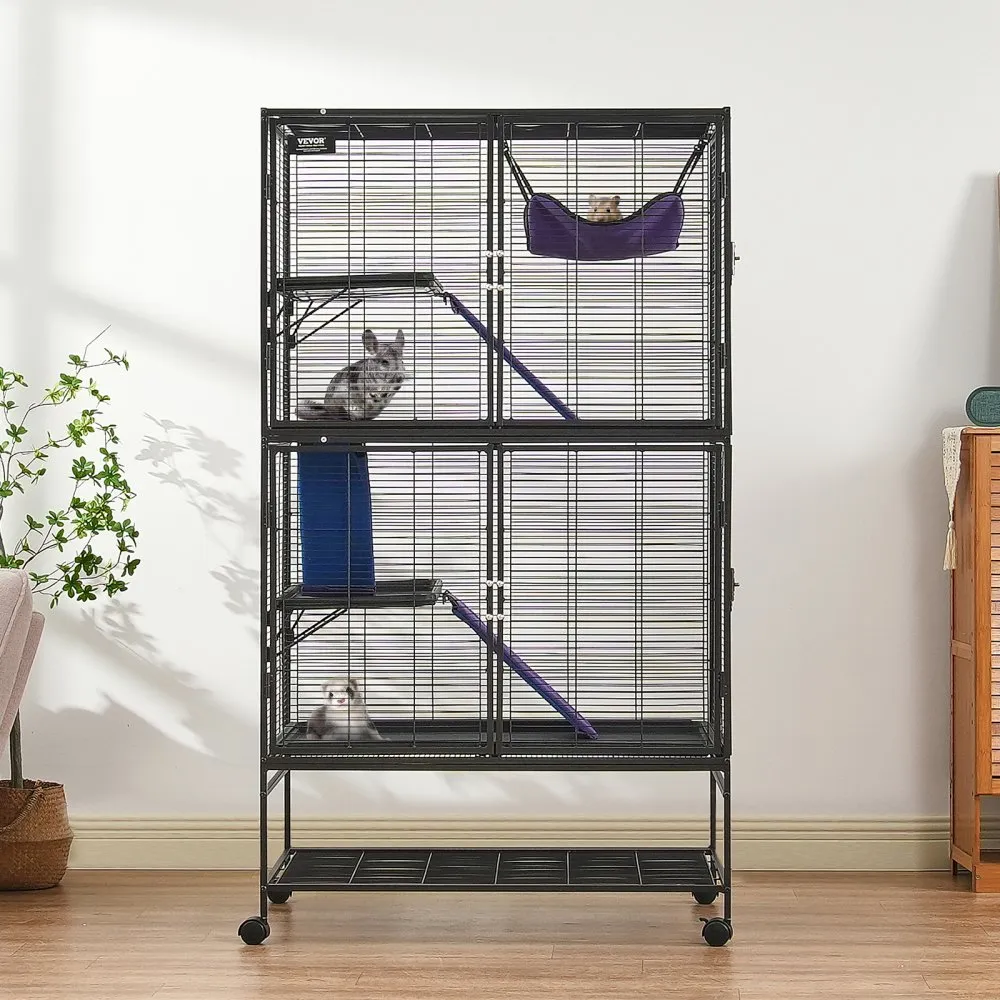 Metallist väike loomapuur (164 cm, 4 tasandit, ratastel) – toote pilt 7