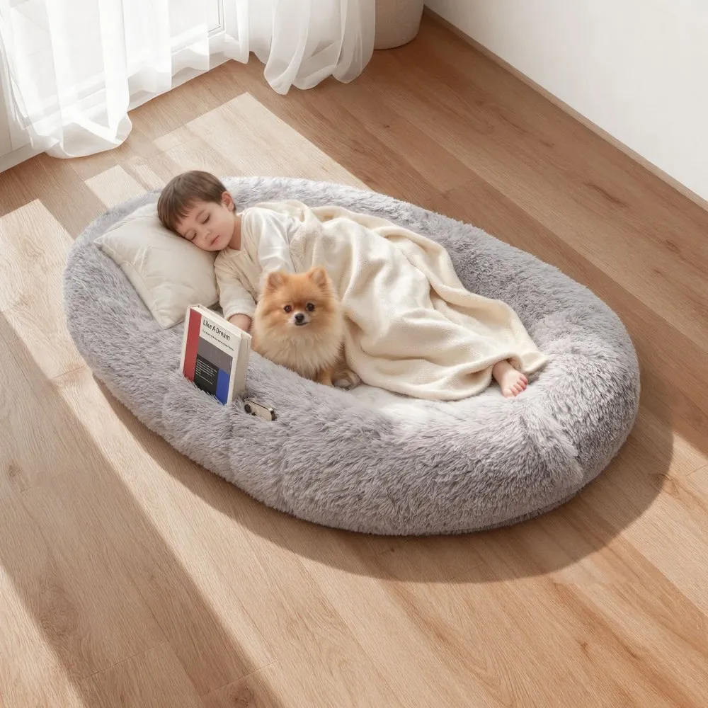 ortopeediline inimese koera voodi – Ortopeediline Inimese-Koera Voodi (132×86×24 Cm, Hall)