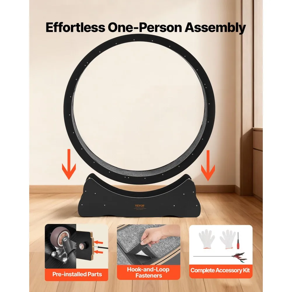 Puidust Kasside Jooksuratas (132 Cm, Vaipkattega, Lukustusmehhanism) – toote pilt 4