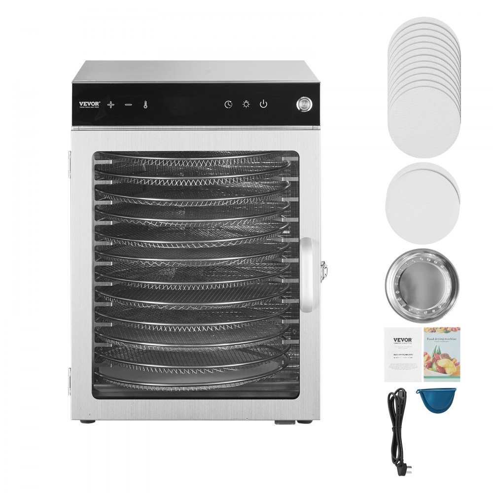 Toidukuivati pöörlev 12-kihiline (800 W, 30–90 °C) – toote pilt 8