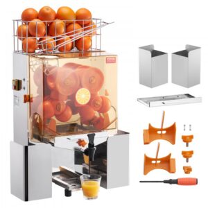 tööstuslik apelsinimahlapress 120 W – Tööstuslik Apelsinimahlapress (120 W, 20 Apelsini/Min, Roostevaba Teras)