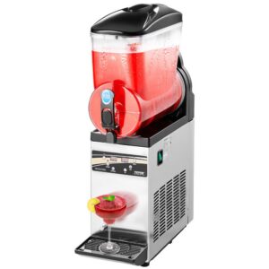 ühe mahutiga slushimasin 15 L – Ühe Mahutiga Jääjoogimasin (15 L, Roostevaba Teras, Reguleeritav Temperatuur)