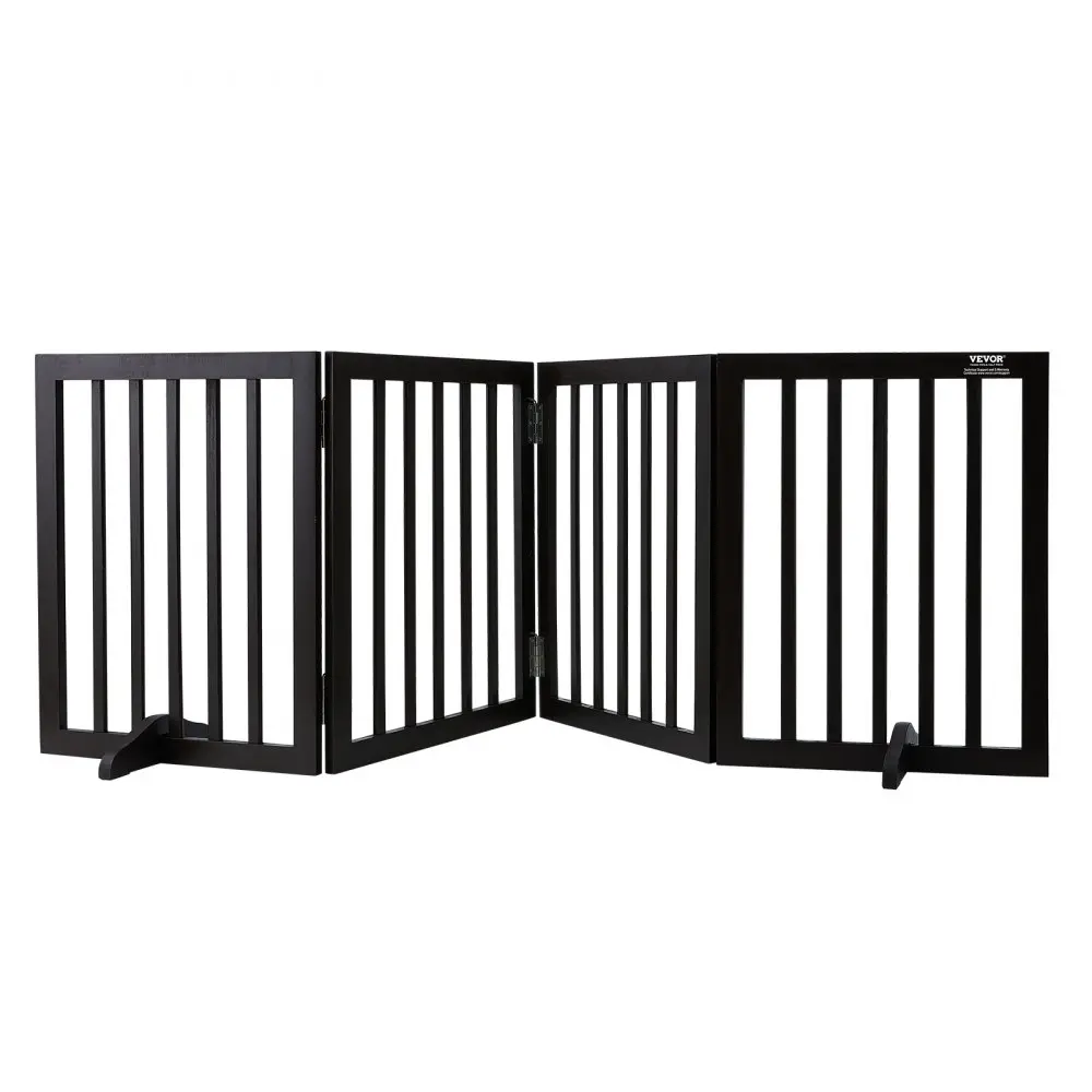 vabaltseisev koeravärav kokkupandav – Vabaltseisev Koeravärav (61 cm x 204 cm, 4 Paneeli, Kokkupandav)