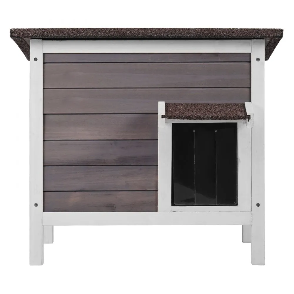 Veekindel Puidust Kassimaja (61 x 51 x 53 cm, Avatud Katus) – toote pilt 8