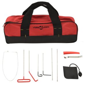 universaalne autoukse avamise komplekt – 11-osaline universaalne autoukse avamise komplekt (roostevaba teras, 16 x 16 cm kiil, 4…