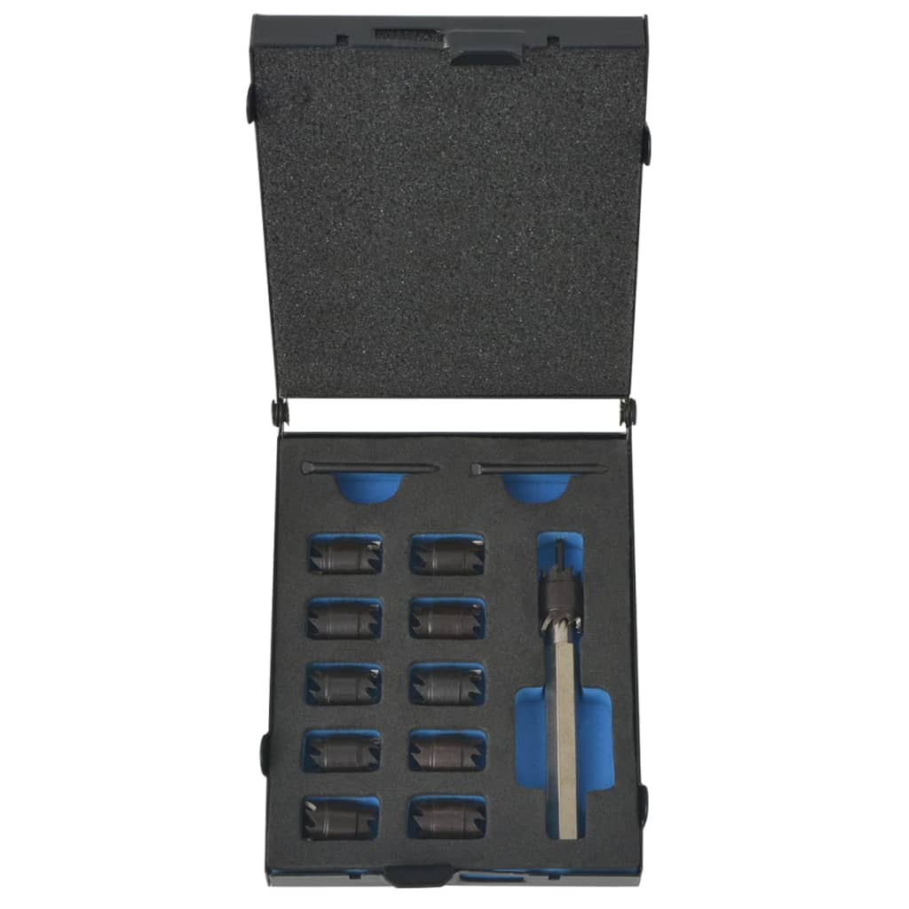 punktkeevituse freeside komplekt HSS – 13-osaline Punktkeevituse Freeside Komplekt (Kiirlõiketeras, 9,5 mm Lõikepead)