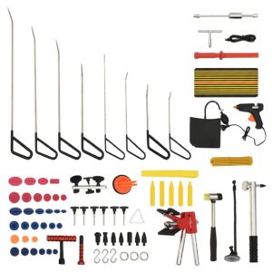 automõlkide eemaldamise komplekt 75-osaline – 75-osaline automõlkide eemaldamise komplekt (roostevaba teras, 44 cm liughaamer, 111×18…