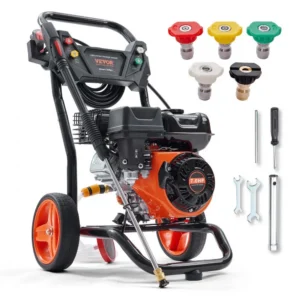bensiini survepesur 3400 PSI – Bensiini-Survepesur (234,3 Bar, 9,8 L/min, 7 hj Mootor)