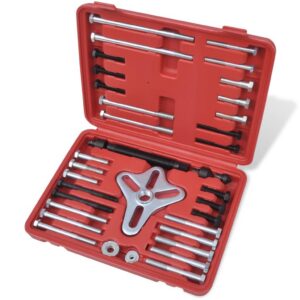 harmooniline tasakaalu tõmmitsa komplekt – Harmooniline Tasakaalu Tõmmitsa Komplekt (45 Osa, Teras, 27,5x20,5x4,5 Cm)