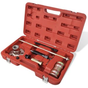 hüdrauliline rattarummu tõmmitsa komplekt – Hüdrauliline rattarummu tõmmitsa komplekt (10 t, 116–135 mm, plastikust kohver)