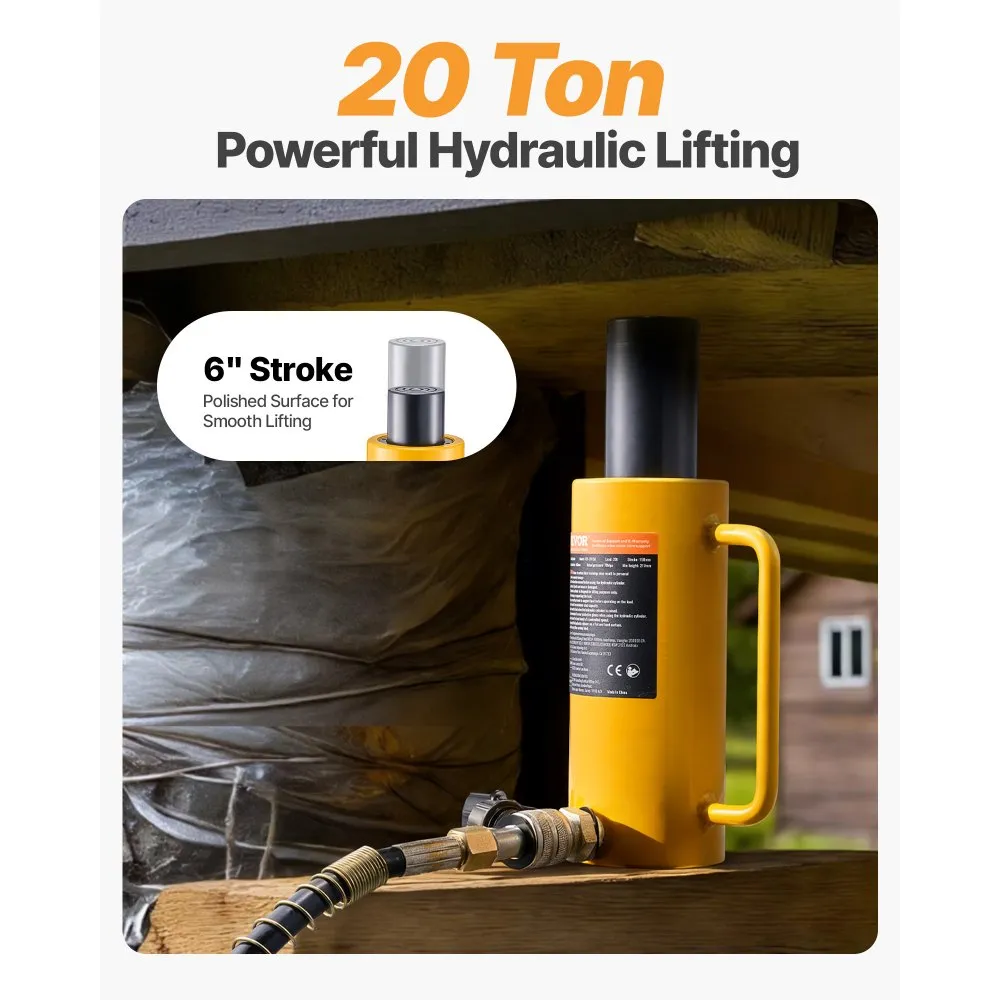 Hüdrauliline tungraud (20T, 150 mm käik, kompaktne) – toote pilt 1