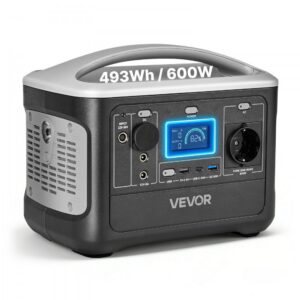 kaasaskantav päikeseenergiajaam 600 W – Kaasaskantav päikeseenergiajaam (600 W, 493 Wh, 7 väljundit)