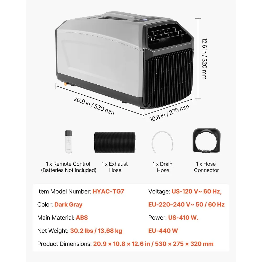 Kaasaskantav Telgi Konditsioneer (979 W, 16-32 °C, 150 m³/h) – toote pilt 6