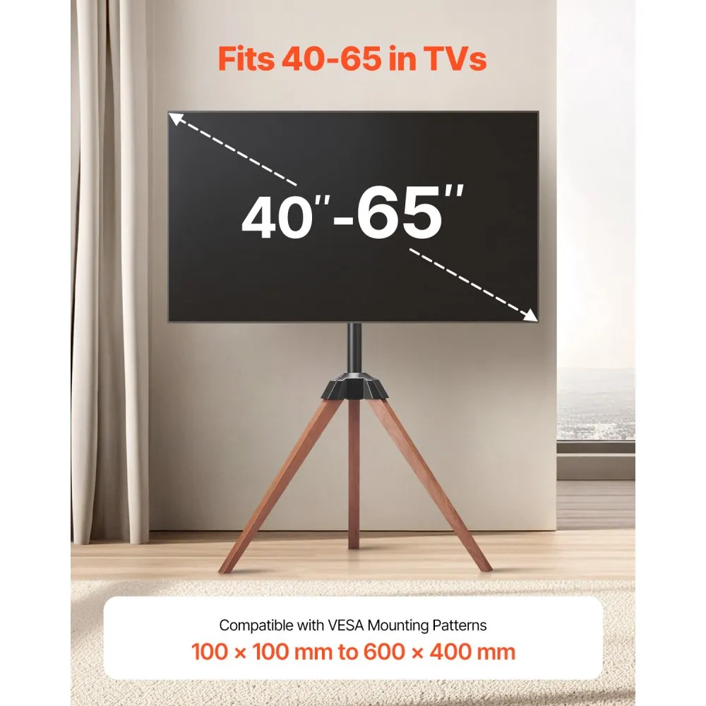 Kolmjalgne Teleri Alus (102-165 Cm, 18° Pööratav, Tammejalad) – toote pilt 1