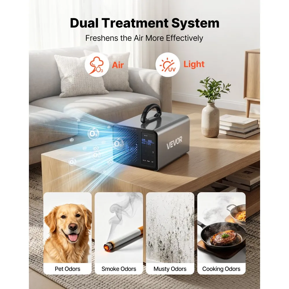 Osoonigeneraator (36 000 mg/h, 300 m², LCD Puuteekraan) – toote pilt 2