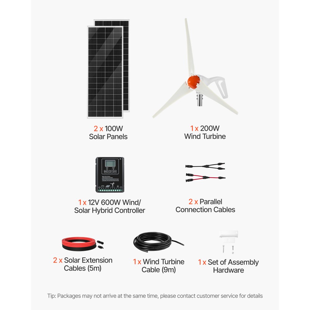 Päikese- ja Tuuleenergia Komplekt (12V, 400W, MPPT Süsteemi Kontroller) – toote pilt 6