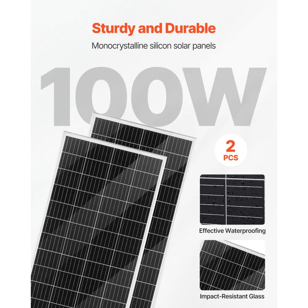 Päikese- ja Tuuleenergia Komplekt (12V, 600W, 1000W Hübriid Inverter) – toote pilt 2