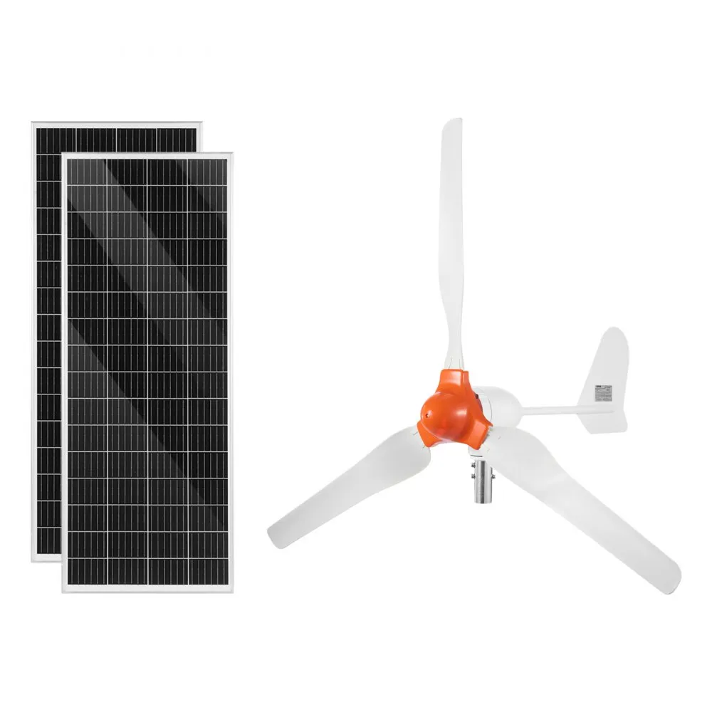 Päikese- ja Tuuleenergia Komplekt (12V, 600W, 1000W Hübriid Inverter) – toote pilt 8