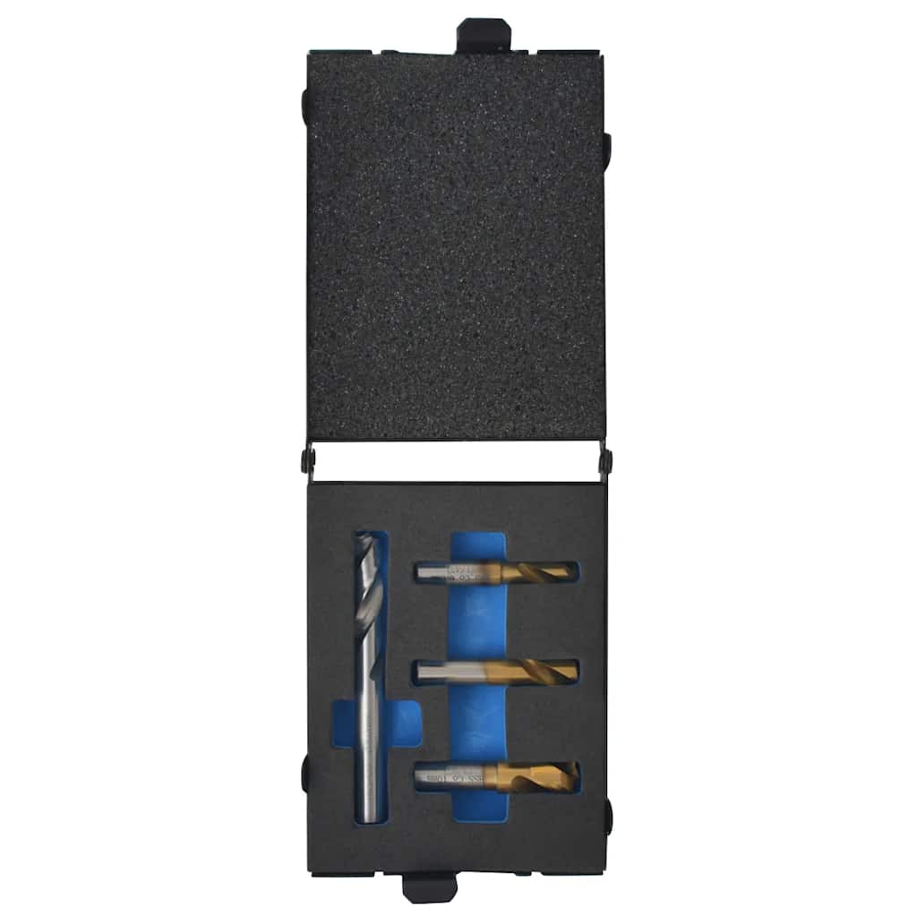 punktkeevituse puuriotsakute komplekt HSS – Punktkeevituse Puuriotsakute Komplekt (KHS, 4 Tk, 6,5-10 Mm)