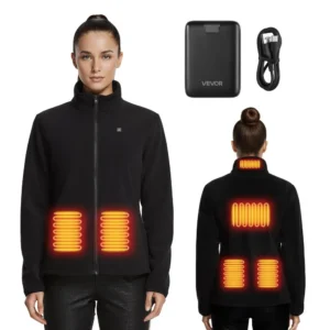 soojendusega fliisjakk naistele – Soojendusega Fliisjakk Naistele (7,4V, 16000mAh, 6 Soojendustsooni)