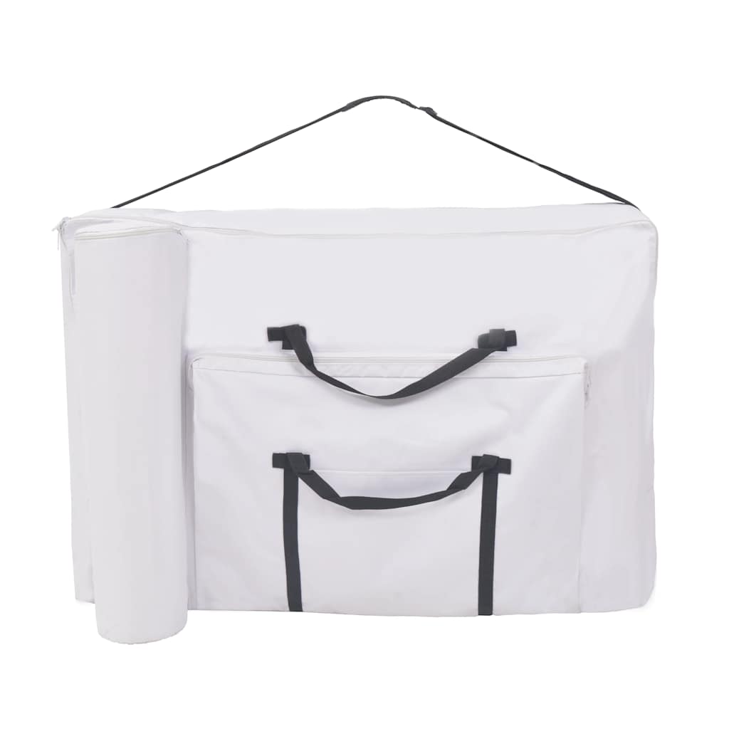 3-Tsooniline Massaažilaud (Valge, 10 cm Paks, 65-87 cm Kõrgus) – toote pilt 4