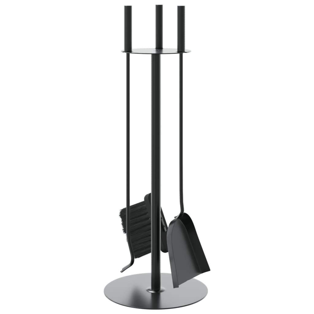 4-osaline kaminatööriistade komplekt 22 x 59 cm terasest – toote pilt 4