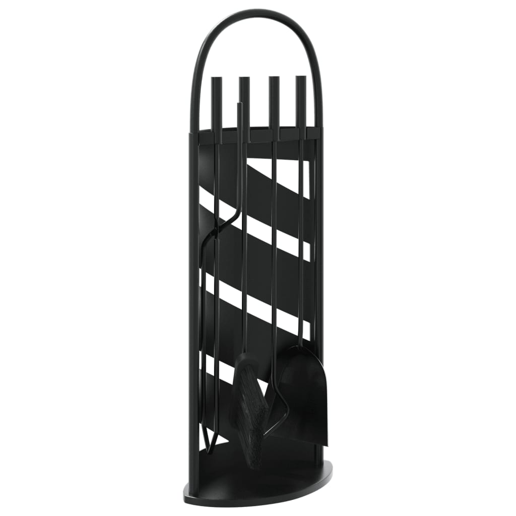 5-osaline kaminatarvikute komplekt, 23 x 15 x 66 cm, teras – toote pilt 1