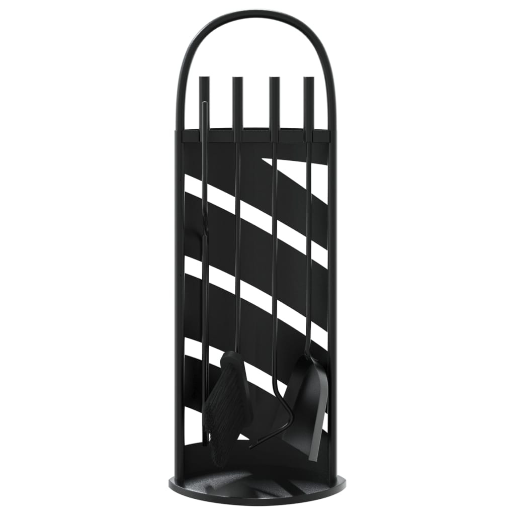 5-osaline kaminatarvikute komplekt, 23 x 15 x 66 cm, teras – toote pilt 3