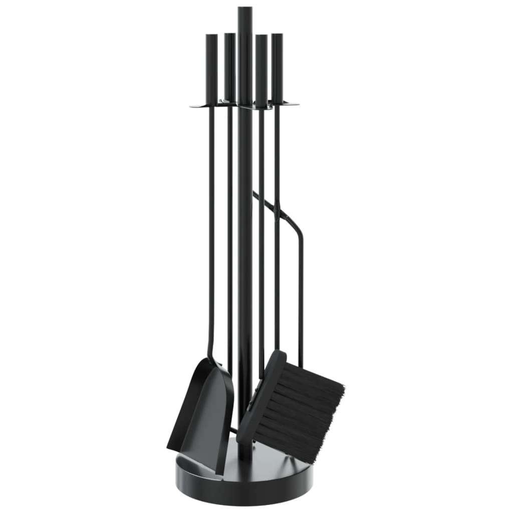 5-osaline kaminatööriistade komplekt 18 x 66 cm terasest – toote pilt 1