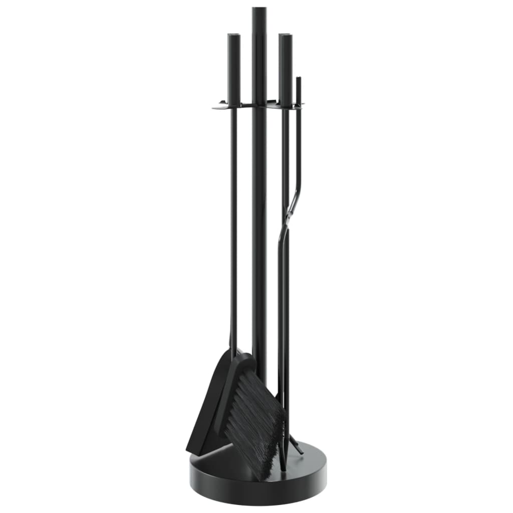 5-osaline kaminatööriistade komplekt 18 x 66 cm terasest – toote pilt 4