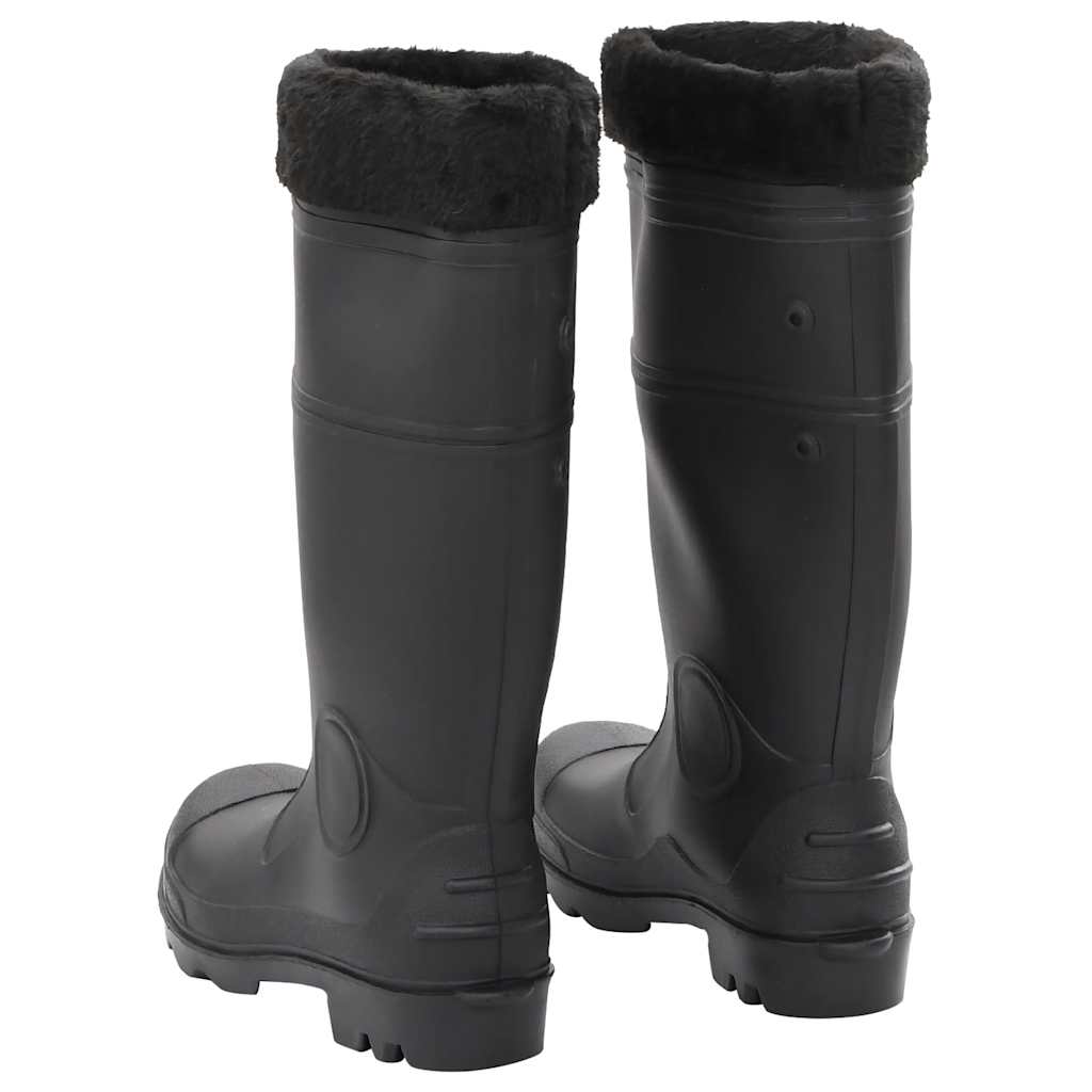 Eemaldatava Voodriga Kummikud, Must, Suurus 38, PVC – toote pilt 4