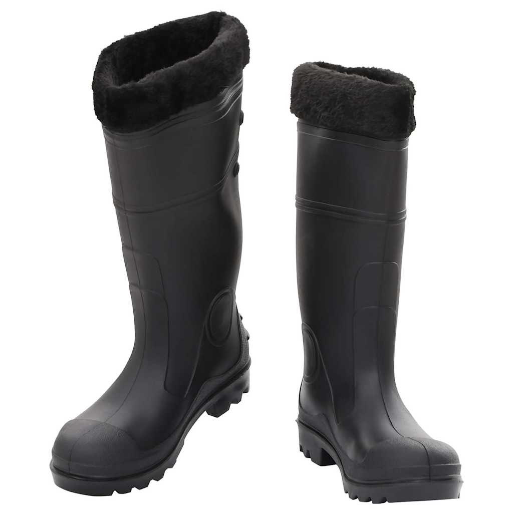 Eemaldatava Voodriga Kummikud, Must, Suurus 39, PVC – toote pilt 1