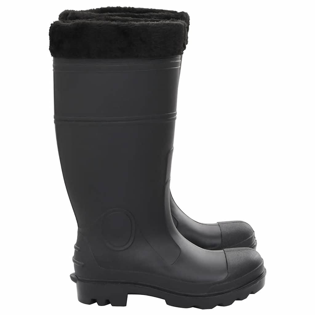 Eemaldatava Voodriga Kummikud, Must, Suurus 39, PVC – toote pilt 3