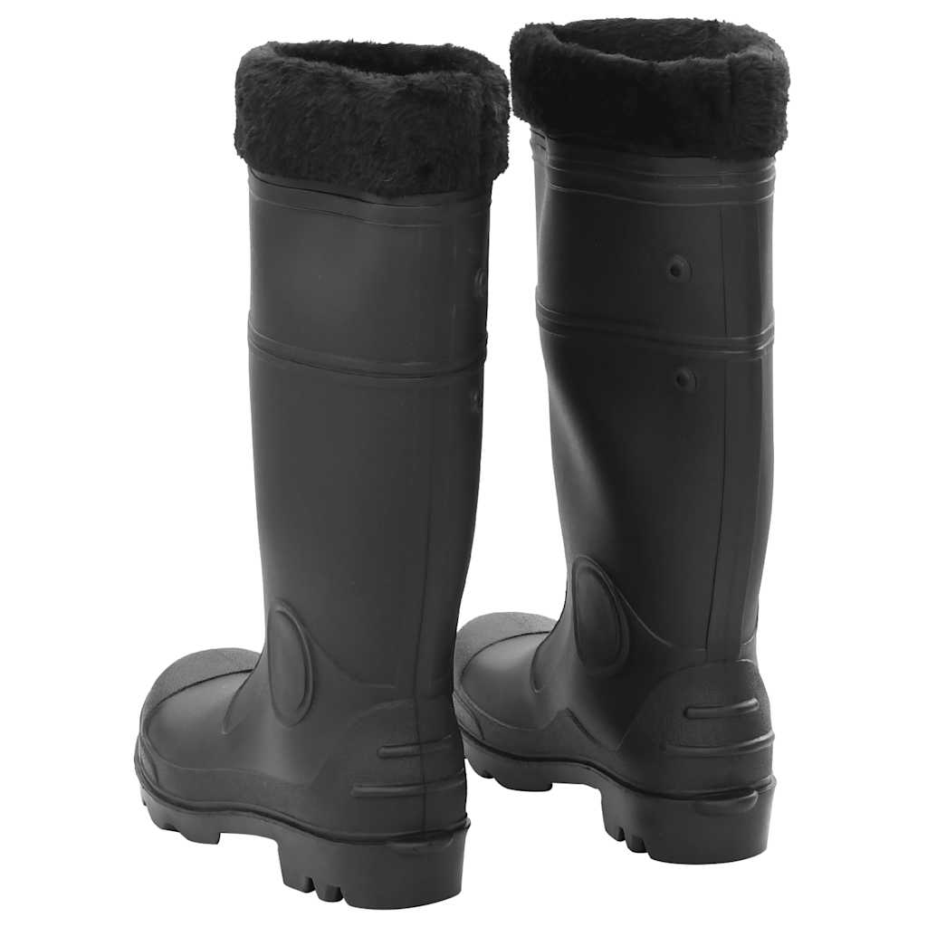 Eemaldatava Voodriga Kummikud, Must, Suurus 39, PVC – toote pilt 4