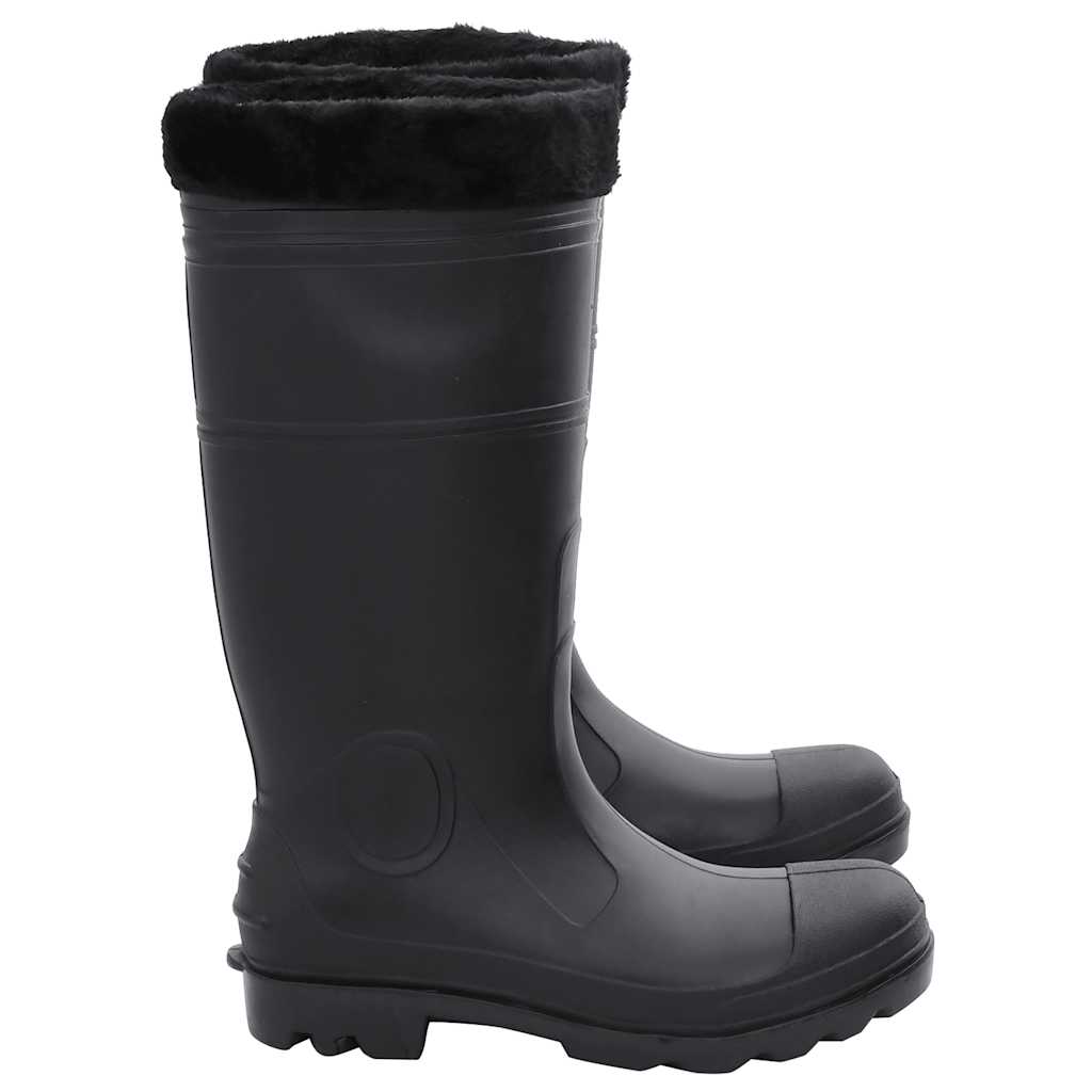 Eemaldatava Voodriga Kummikud, Must, Suurus 42, PVC – toote pilt 3