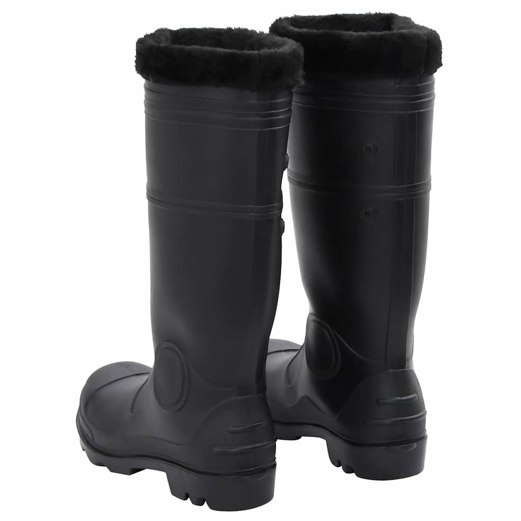 Eemaldatava Voodriga Kummikud, Must, Suurus 42, PVC – toote pilt 4