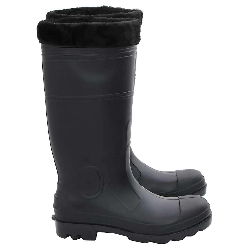 Eemaldatava Voodriga Kummikud, Must, Suurus 43, PVC – toote pilt 3