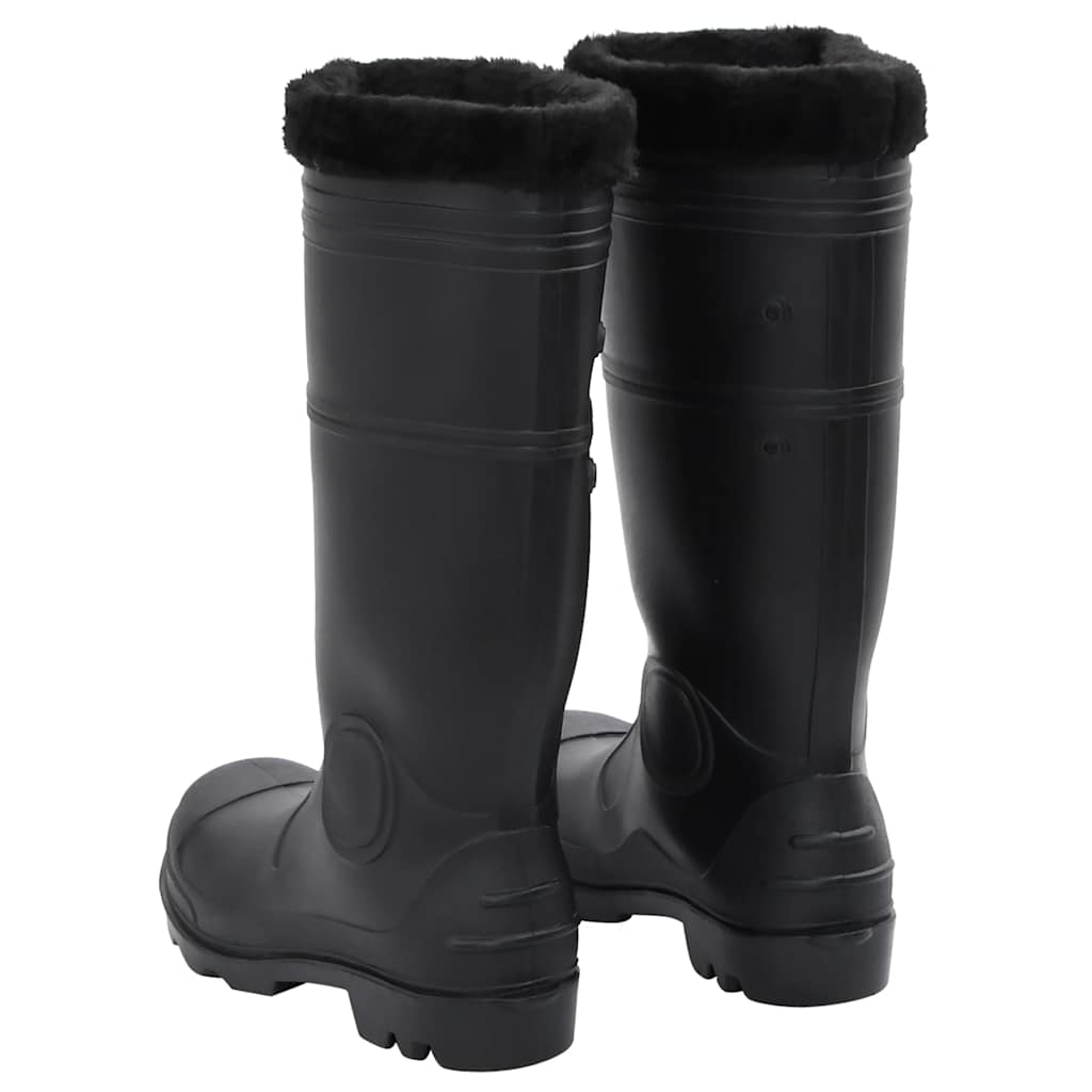 Eemaldatava Voodriga Kummikud, Must, Suurus 43, PVC – toote pilt 4