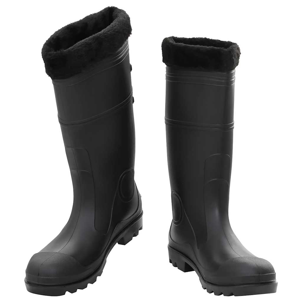Eemaldatava Voodriga Kummikud, Must, Suurus 44, PVC – toote pilt 1